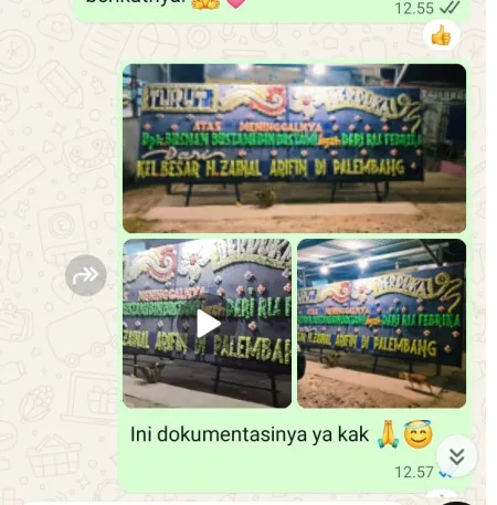 Pengiriman Papan Bunga Duka Malaka Sari