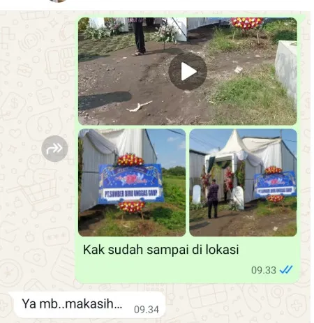 Pengiriman Karangan Bunga Malaka Sari