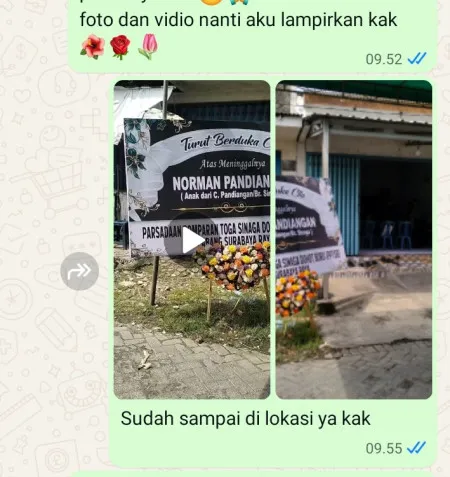 Pengiriman Karangan Bunga Malaka Sari