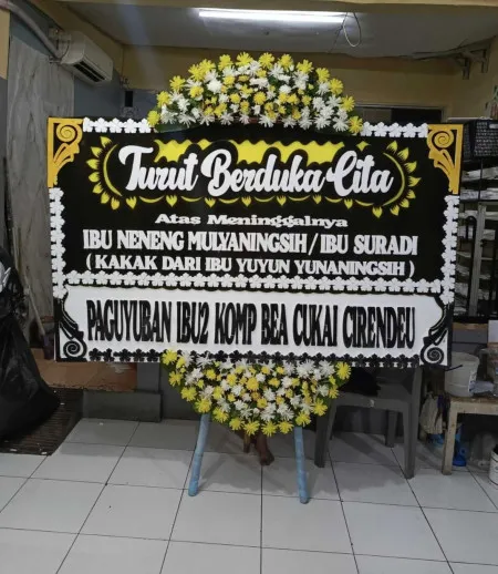 Papan Bunga Duka Malaka Sari