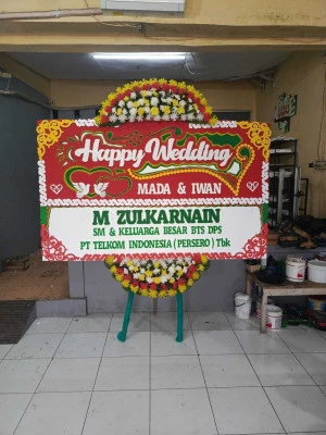 Papan Bunga di Malaka Sari