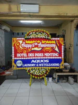 Papan Bunga di Malaka Sari