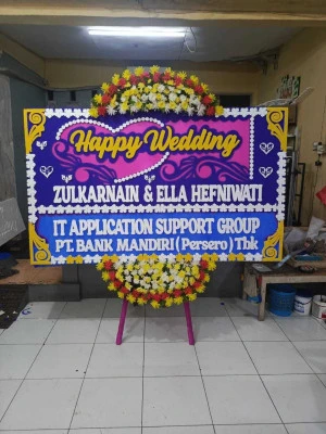 Papan Bunga di Malaka Sari