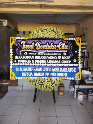 Papan Bunga di Malaka Sari